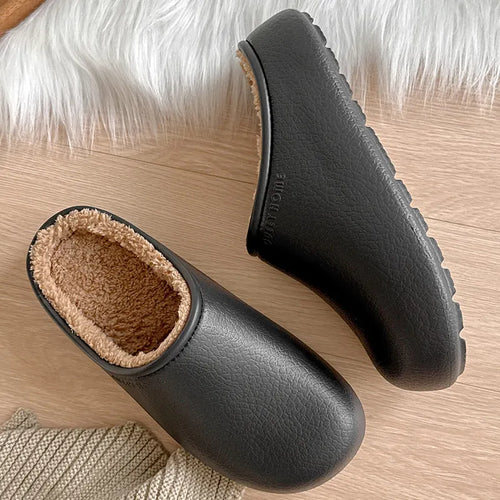 Load image into Gallery viewer, Slippers Woman 2025 Furry Women&#39;s Home Slippers House Shoes Women Winter Slippers Indoor Winter Shoes Plush Living Room Shoes
