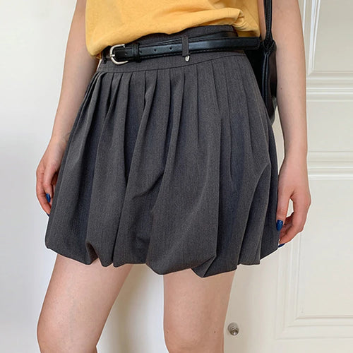 Load image into Gallery viewer, High Elastic Waist White Pleated Elegant Mini Bud Half-body Skirt Women Fashion Tide New Spring Summer 2025 1DJ1491
