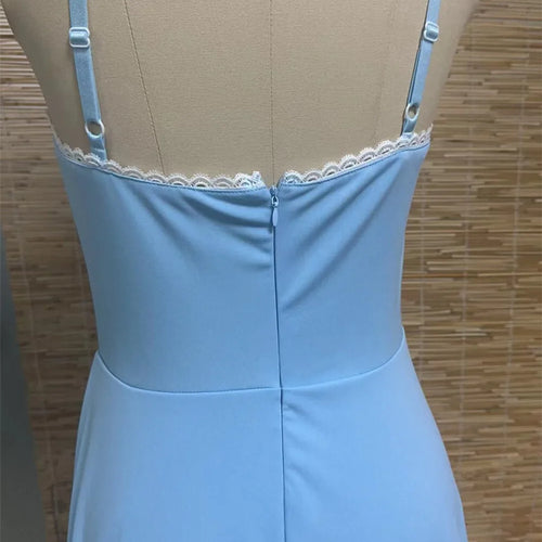 Load image into Gallery viewer, Elegant A-line Backless Sexy Midi Dress For Women Fashion Spaghetti Strap Sleeveless Loose Club Party Sexy Dress New
