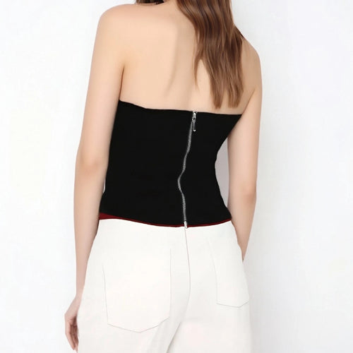 Load image into Gallery viewer, Halter Neck Tops  Women Summer Clothes Solid Color Sleeveless Open Back Front Cross Bandage Tanks 2000s Streetwear
