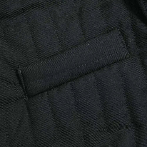 Load image into Gallery viewer, Women Black Cotton-padded Warm Blazer New Lapel Long Sleeve Loose Fit Jacket Fashion Tide Autumn Winter 2025 1DF3136
