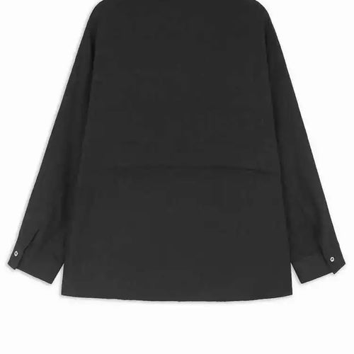 Load image into Gallery viewer, Women Apricot Big Size Elegant PlainBlouse New Stand Collar Long Sleeve Shirt Fashion Tide Spring Autumn 2025 1DH7173
