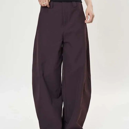 Load image into Gallery viewer, High Waist Purple Brief Shaped Elegant Long Wide Leg Pants New Trousers Women Fashion Tide Spring Autumn 2025 1DH9918
