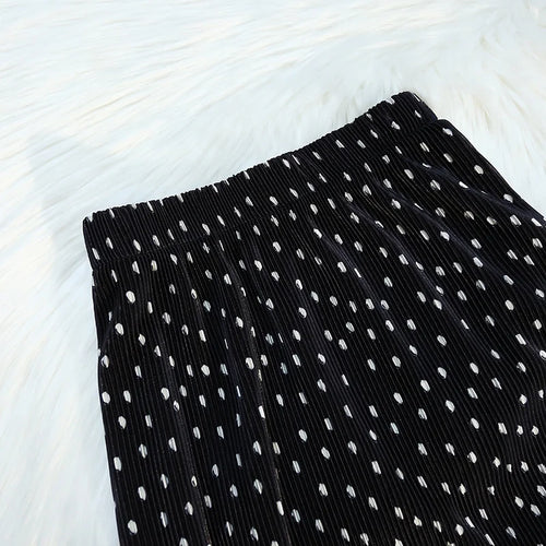 Load image into Gallery viewer, Women Summer Dot Wrapped Skirts Beach Holiday Clothes High Waist Casual Summer Elastic Waist Midi Skirt Female Sexy Korean Trend
