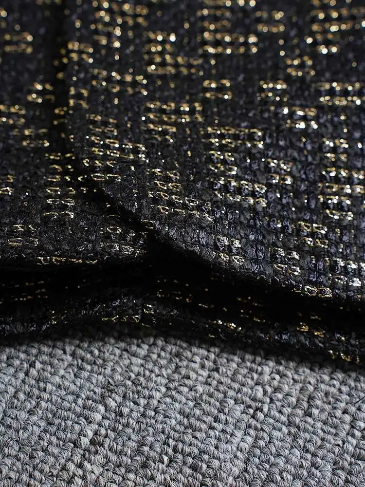 Women Black Brief Big Size Pocket Elegant Blazer New Lapel Long Sleeve Jacket Fashion Tide Spring Autumn 2025 CPG2601