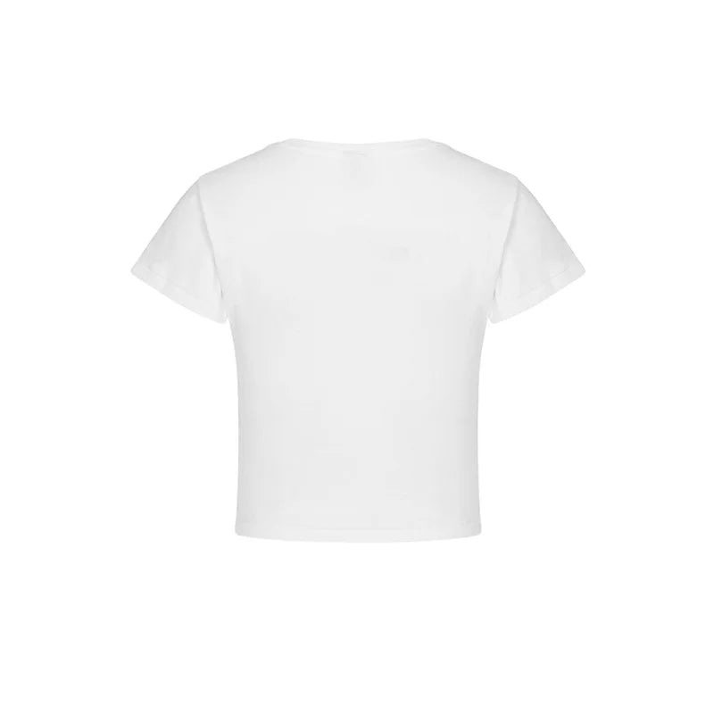 y2k Tees for Women Summer Clothes Casual Fruit Print Round Neck Short Sleeve T Shirts 2000s Tops Clothing Streetwear