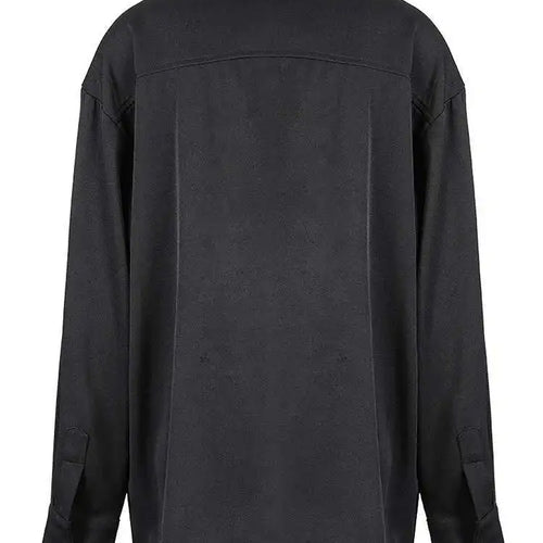 Load image into Gallery viewer, Women White Irregular Big Size Casual Blouse New Lapel Long Sleeve Loose Fit Shirt Fashion Tide Spring Autumn 2025 CPG0792
