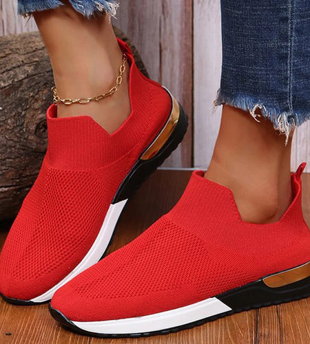 Shoes Women Sneakers Walking Shoes For Women Flat Women's Sneakers Lightweight Platform Casual Sneakers Slip On Tenis Feminino