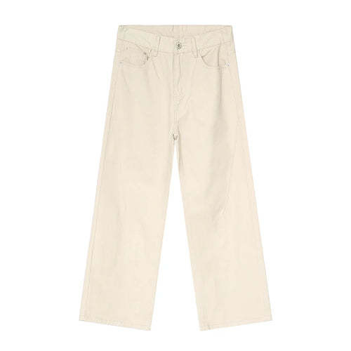 Load image into Gallery viewer, Men's fashion trend New denim pants Korean Minimalist Solid Color Cleanfit Straight Loose Jeans Trendy trousers 9C4539
