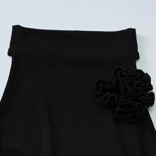 Load image into Gallery viewer, Flower Sleeveless Sexy Maxi Dress For Women Gown Fashion Halter Backless Bodycon Evening Club Long Dress Vestido
