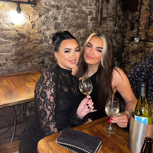 Load image into Gallery viewer, Lace Long Sleeve Sexy Mini Dress For Women Robe Fashion Black See Through Draped Ruched Bodycon Club Party Dress
