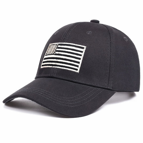 Load image into Gallery viewer, Tactical Army Military USA American Flag Unisex Mesh Embroidered Baseball Cap Men Women Hip Hop Peaked Caps Sport Outdoor Hat
