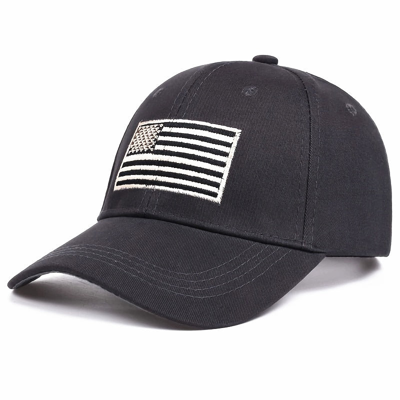 Tactical Army Military USA American Flag Unisex Mesh Embroidered Baseball Cap Men Women Hip Hop Peaked Caps Sport Outdoor Hat