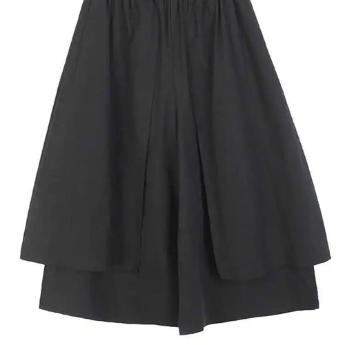 Load image into Gallery viewer, High Elastic Waist Khaki Spliced False Two Long Wide Leg Pants New Trousers Women Fashion Tide Spring Autumn 2025 1DJ0134
