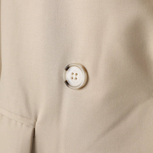 Load image into Gallery viewer, Women Khaki Double Breasted Big Size Elegant Blazer New Lapel Long Sleeve Jacket Fashion Tide Spring Autumn 2025 1DH3412
