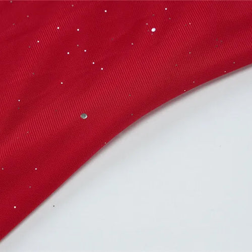 Load image into Gallery viewer, Spaghetti Strap Ruffled Sexy Mini Dress For Women Red Fashion Sleeveless Backless High Waist A-line Club Party Dress
