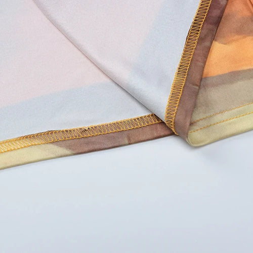 Load image into Gallery viewer, Hollow Out Print Sexy Mini Dress For Women Autumn New Off-shoulder Long Sleeve Bodycon Ruffled Slit Sexy Dress New
