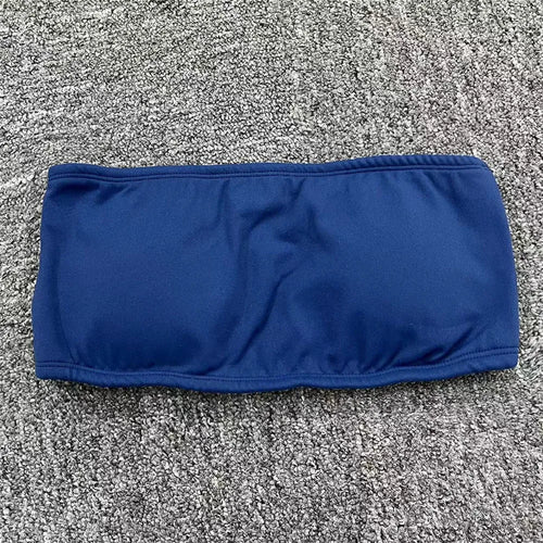 Load image into Gallery viewer, Pad Tube Tops Sports Bra Women Fitness Bra Intimate Strapless Bustier Bandeau Breathable Wrapped Chest Underwear Yoga Bra
