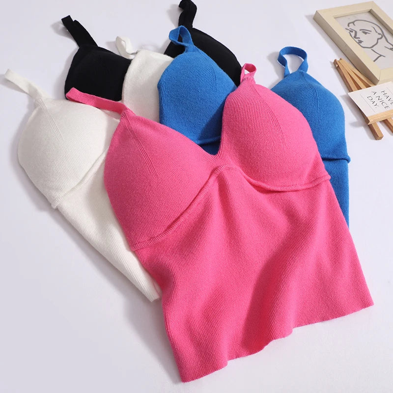 Solid Sexy Club Backless Festival Slip Tank Tops Summer Women Sleeveless Holiday Short Vest Casual Street Clothes Fashion Casual