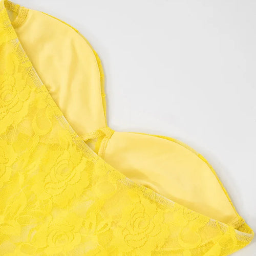 Load image into Gallery viewer, Lace Ruffle Sexy Mini Dress Women Summer New Off-shoulder Backless Sleeveless Draped Ruched  Beach Club Long Dress
