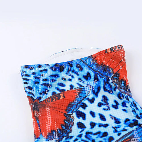 Load image into Gallery viewer, Sequins Off-shoulder Sexy Mini Dress Women Summer New Strapless Sleeveless Backless Beach Vacation Club Party Dress
