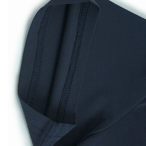 Load image into Gallery viewer, Women Blue Ruffles Spliced Pocket Big Size Midi Dress New Round Neck Short Sleeve Fashion Tide Spring Summer 2025 1DJ1325
