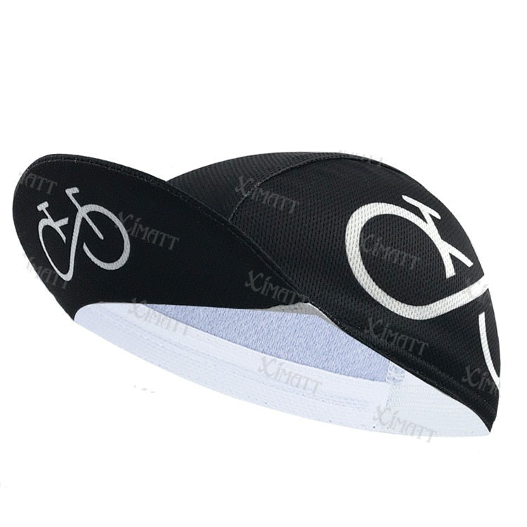 Black White Cool Neutral Style Cycling Caps A Must-Have For Outdoor Riding Universal Size Breathable Sunshade Balaclava
