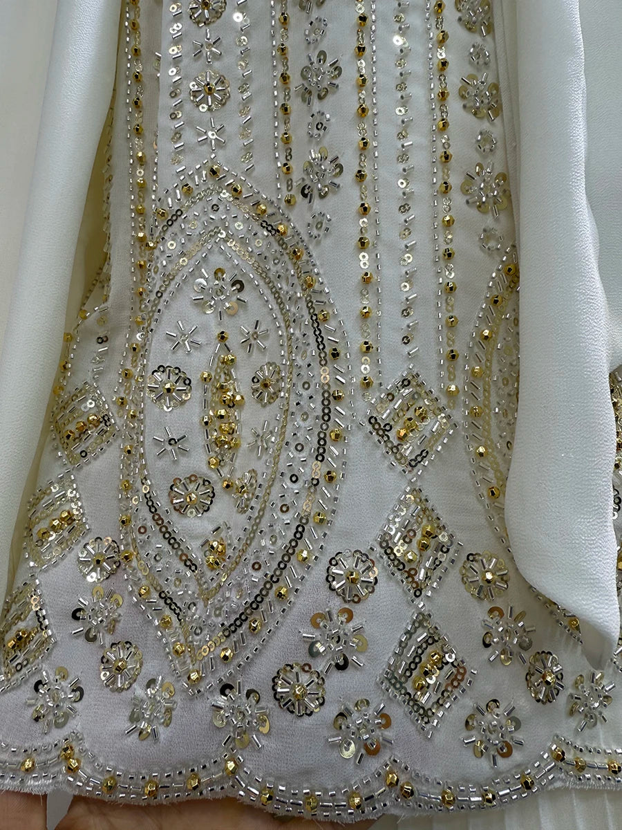 Spliced Sequines Two Piece Set For Women O Neck Sleeveless Waistcoat Patchwork Lace Up Long Sleeve Dress Set Female