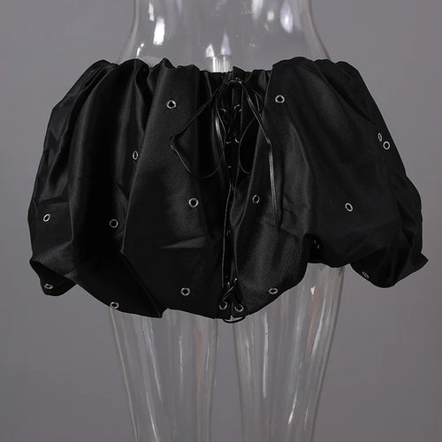 Load image into Gallery viewer, High Elastic Waist Black Bandage Elegant Mini Bud Half-body Skirt Women Fashion Tide New Spring Autumn 2025 11A0273
