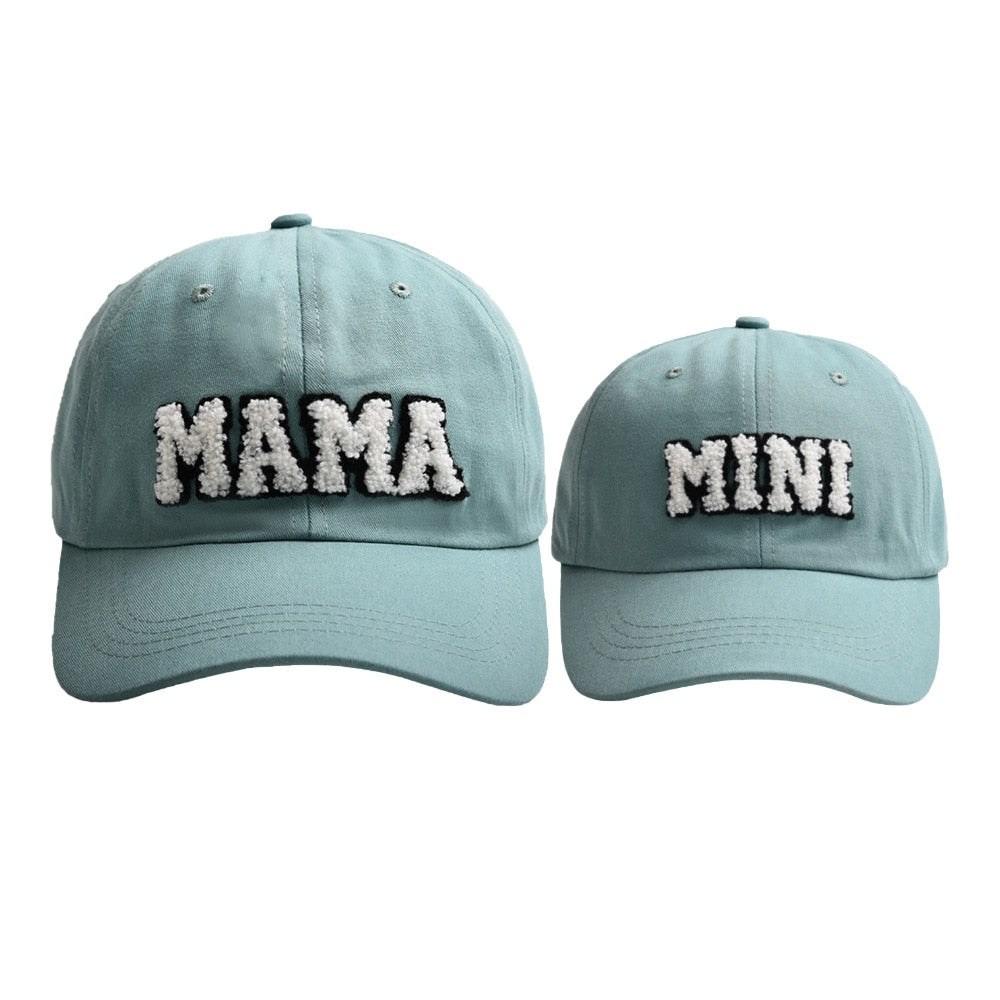 Cool Mama Mini Women Children Kids Cap Sets Spring Summer Outdoor Lady Female Boy Girls Baseball Cap For Women