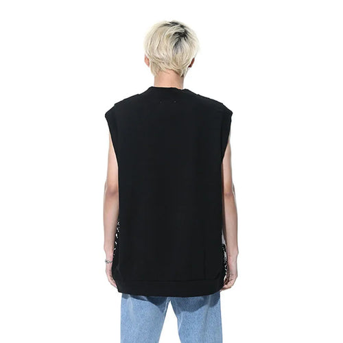 Load image into Gallery viewer, Men Vest New Fashion Korean Tie Dyed V-neck Sleeveless Vests Trendy Casual Male Top Pullover Clothing Summer 9C5144
