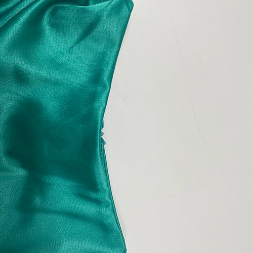 Load image into Gallery viewer, Womans Summer Maxi Dresses Loose Green Short Sleeves Original Creation Party Evening Prom Dresses Women 2025 Summer New
