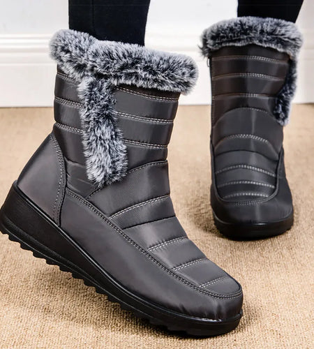 Women's Boots 2025 New Snow Boots For 2025 Winter Shoes Woman Low Heels Fur Botas Mujer Super Warm Winter Boots Women Footwear