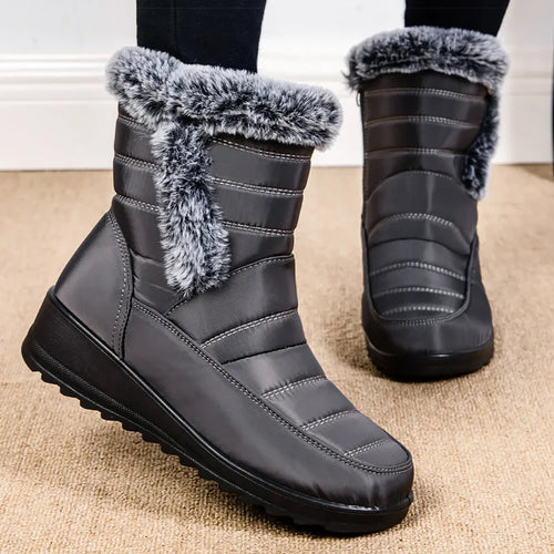 Load image into Gallery viewer, Women's Boots 2025 New Snow Boots For 2025 Winter Shoes Woman Low Heels Fur Botas Mujer Super Warm Winter Boots Women Footwear
