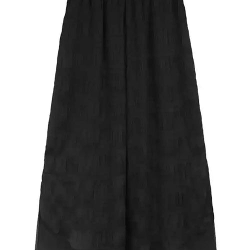 Load image into Gallery viewer, High Elastic Waist Black Pleated Long Wide Leg Casual Pants New Trousers Women Fashion Tide Spring Autumn 2025 1DH7021
