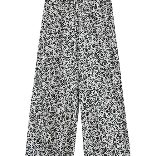 Load image into Gallery viewer, High Elastic Waist Floral Pattern Printed Long Wide Leg Pants New Trousers Women Fashion Tide Spring Autumn 2025 1DJ1473
