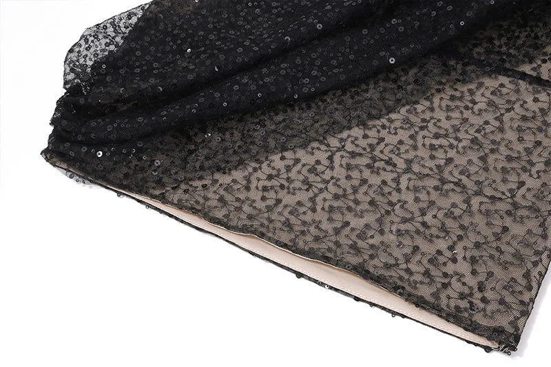 Elegant Strapless Skinny Sexy Mini Dress For Women Fashion Off-shoulder Backless Sleeveless Lace-up Club Party Dress