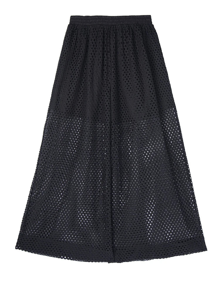 Big Size Black Grid Vest Wide Leg Pants Two Piece Suit New Lapel Sleeveless Women Fashion Tide Spring Autumn 2025 1DJ1417