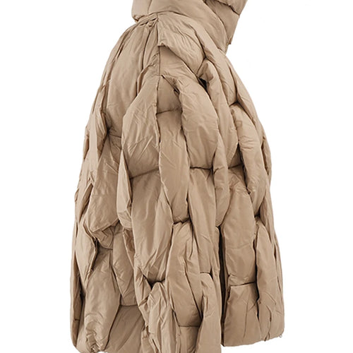 Load image into Gallery viewer, Brown Thick Big Size Keep Warm Cotton-padded Coat Long Sleeve Women Parkas Fashion Tide New Autumn Winter 2025 CP3464
