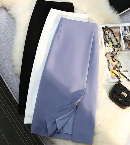 High Waist A-line Skirts Women Vintage Print Midi Skirt Summer Chic Office Skirt Female Spring Summer Clothes Jupe Longue