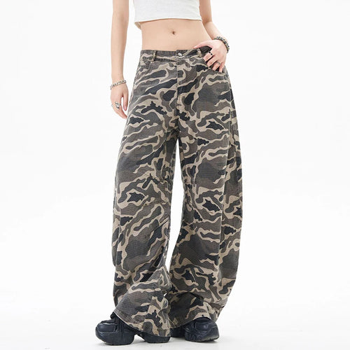 Load image into Gallery viewer, Men's Cargo Pants New American Style Curved Knife Trendy Distressed Washed Silhouette Stylish Male Casual Trousers 9W1919
