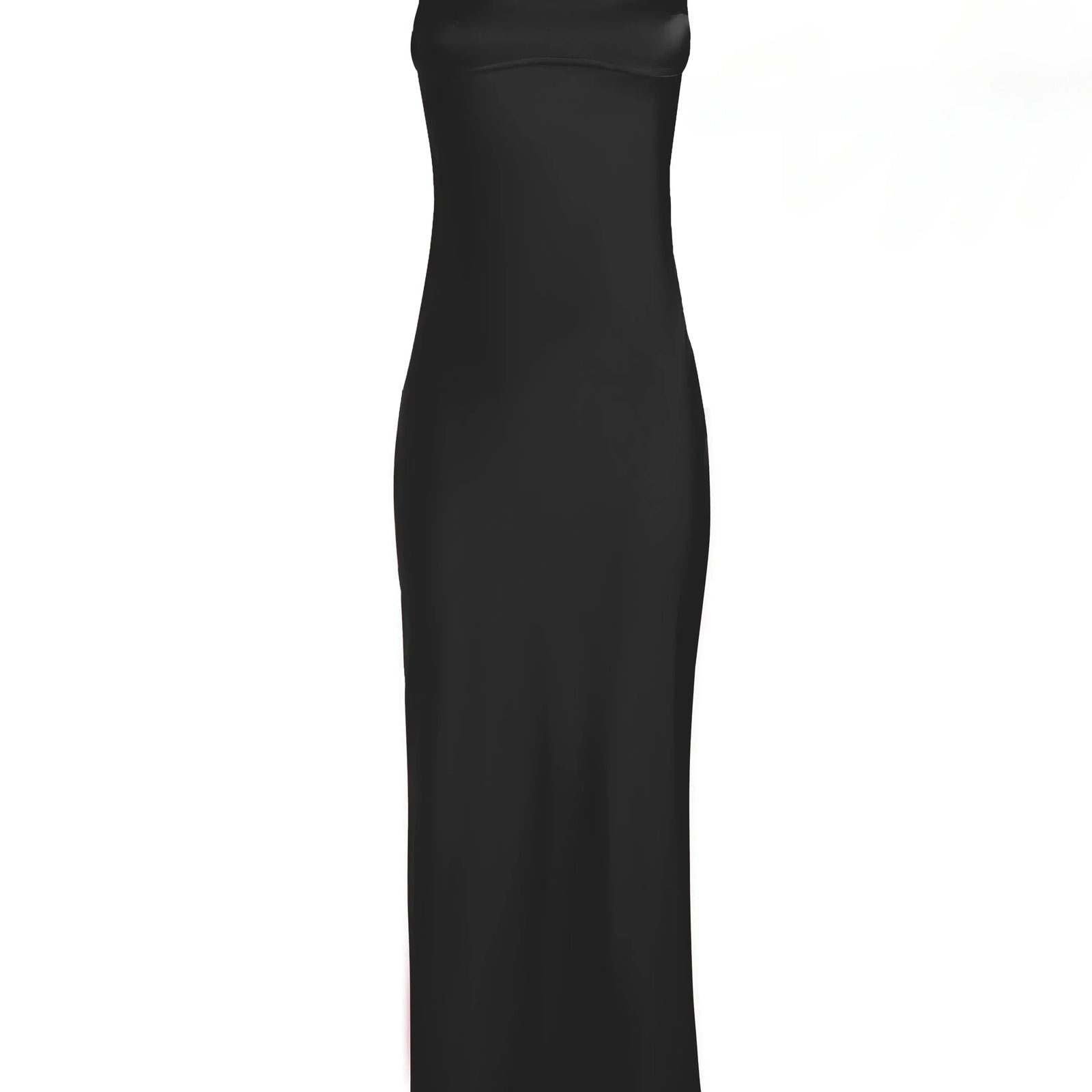 Mid-calf Satin Dress Elegant Pink Sexy Sleeveless Cut Out Party Dresses Casual Holiday Birthday Women Clothing