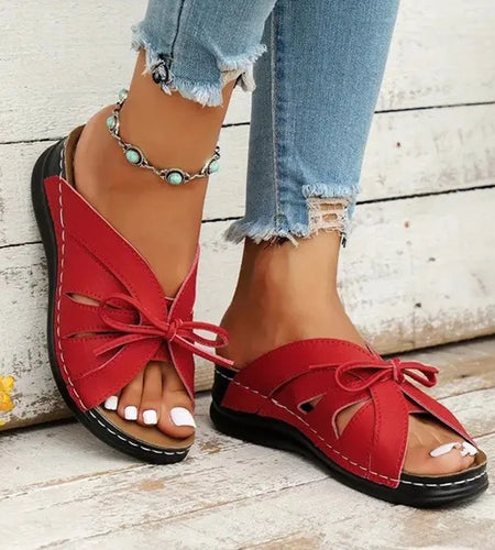 Women's Sandals Sweet Summer Shoes Woman Heels Sandals Summer Slippers Sandalias De Mujer Inddor Outdoot Heeled Footwear Women