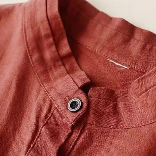 Load image into Gallery viewer, Blouses Women Casual Long Sleeved Pocket Shirt Women's Thin Jacket Lady Top Vintage Medium Long Loose Blouse Female Blusas New
