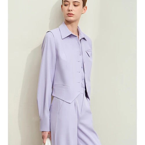 Minimalism 2024 New Women's Vests Autumn Basic Office Lady Fashion Solid Sleeveless Intellectual Female Jackets 12443131