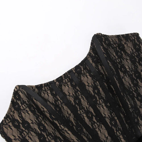 Load image into Gallery viewer, Elegant Lace Strapless Maxi Dress For Women Fashion Black Sleeveless Backless Bodycon Club Party Sexy Long Dress
