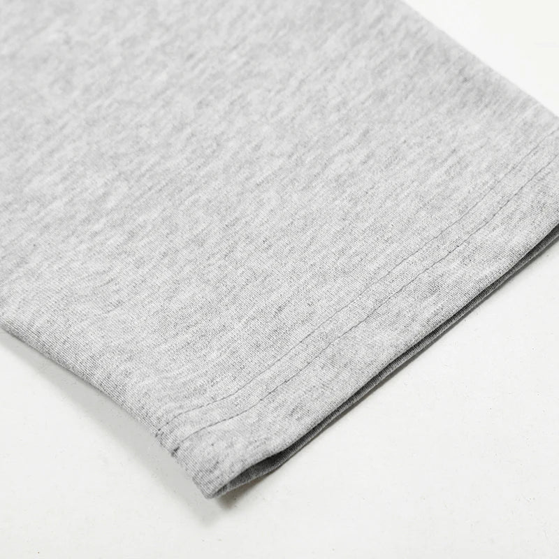 Men's T-shirts New Korean Long Sleeve Design Round Neck Half Zipper Solid Color Stylish Loose Male Clothing Spring 9W1764