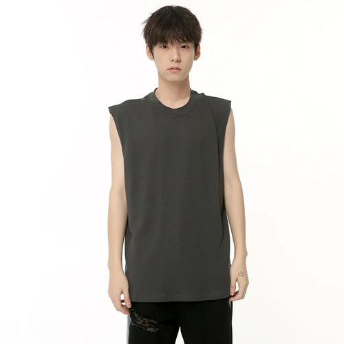 Load image into Gallery viewer, American Design Male T-shirts Hood Hole Round Neck Casual Tees Short Sleeve Loose Tops Pullover New Fashion Summer 9C6376
