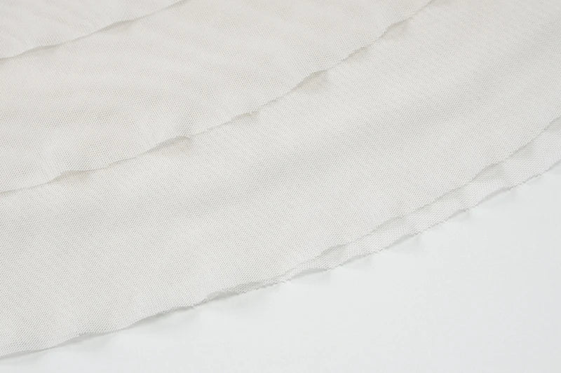 Halter Deep V Neck Backless Sexy Mini Dress For Women Robe Solid Sleeveless High Waist Ruffled Club Party Dress