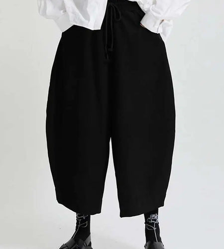 High Elastic Waist Coffee Shaped Long Wide Leg Pants New Loose Fit Trousers Women Fashion Tide Spring Autumn 2025 1DE2958